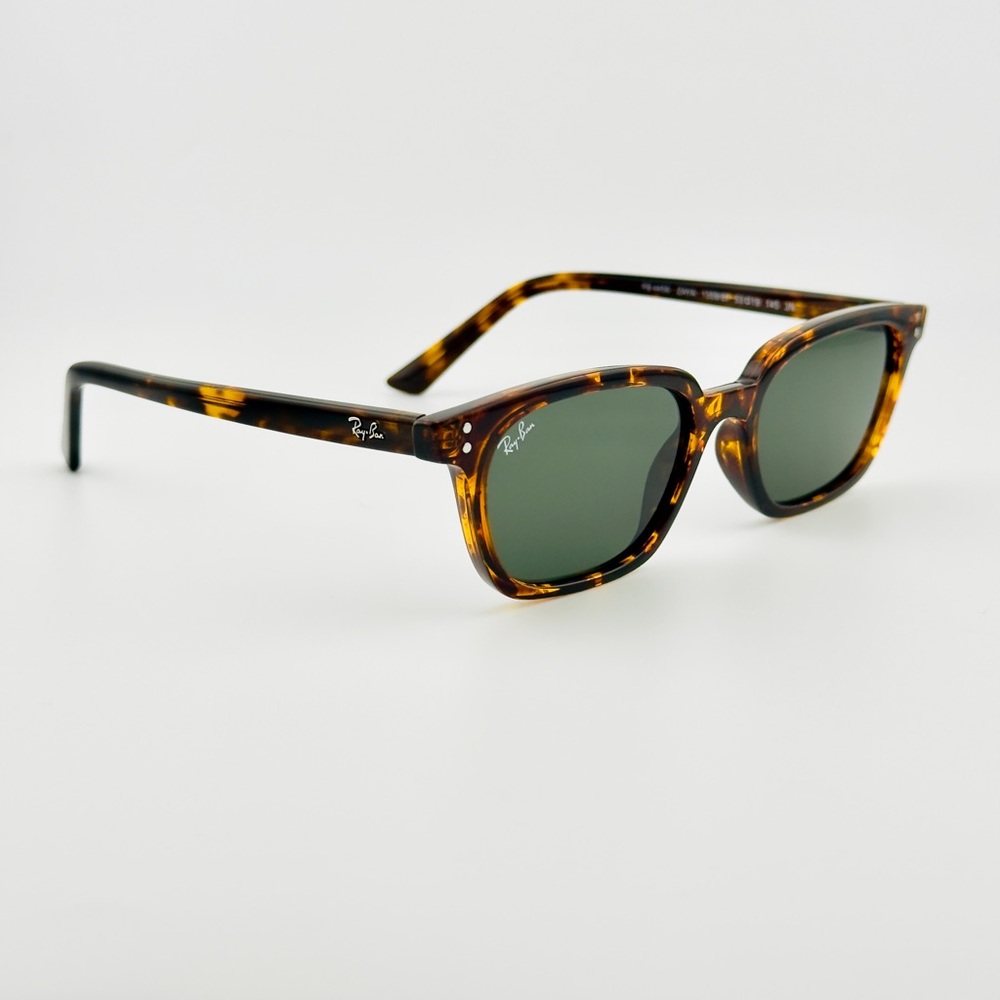 Ray-Ban Sunglasses RB4456 Zaya Bio Based Polished Havana Frame Gray Lens UNISEX! - Picture 9 of 14